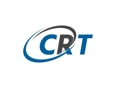 CRT harfi yaratıcı modern zarif logo tasarımı