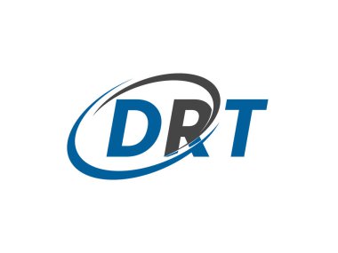 DRT harfi yaratıcı modern zarif logo tasarımı