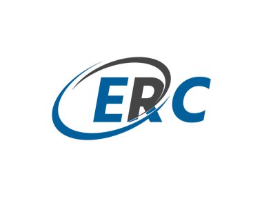 ERC harfi yaratıcı modern zarif logo tasarımı