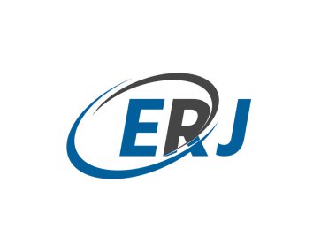 ERJ harfi yaratıcı modern zarif logo 