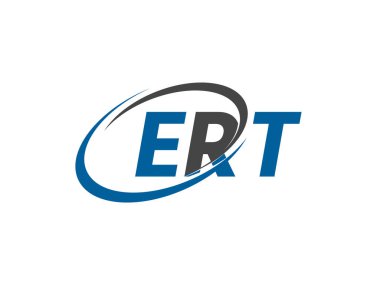 ERT harfi yaratıcı modern zarif logo tasarımı