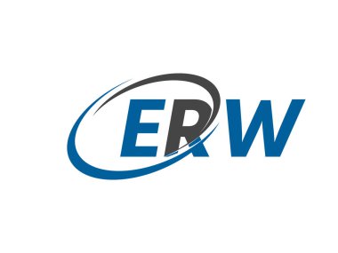 ERW harfi yaratıcı modern zarif logo tasarımı