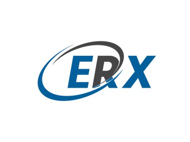 ERX harfi yaratıcı modern zarif logo tasarımı