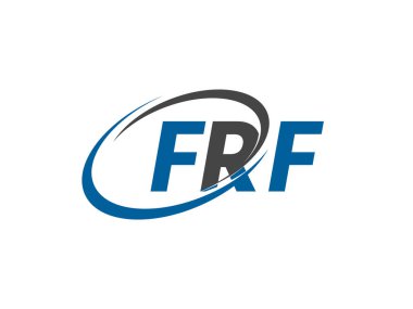 FRF harfi modern zarif logo tasarımı