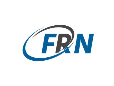 FRN harfi yaratıcı modern zarif logo tasarımı