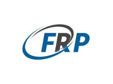 FRP harfi yaratıcı modern zarif logo tasarımı