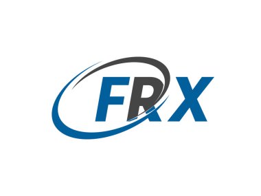 FRX harfi yaratıcı modern zarif logo tasarımı