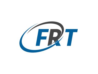 FRT harfi yaratıcı modern zarif logo tasarımı