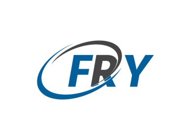 FRY mektup yaratıcı modern zarif logo tasarımı