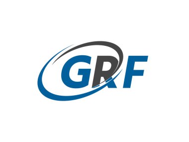 GRF harfi modern zarif logo tasarımı