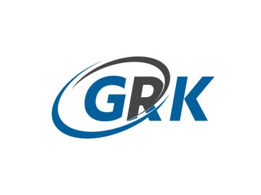 GRM harfi yaratıcı modern zarif logo tasarımı