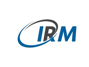 IRM harfi yaratıcı modern zarif logo tasarımı