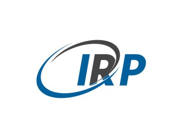 IRP harfi yaratıcı modern zarif logo tasarımı