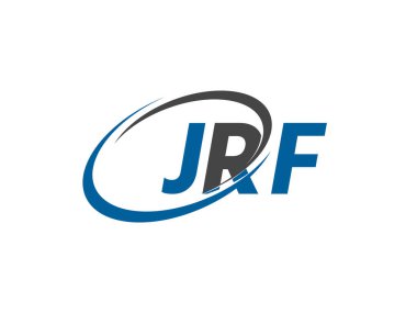jrf yaratıcı logo tasarımı vektör çizimi