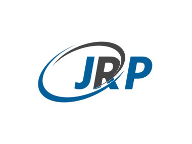 jrp yaratıcı logo tasarımı vektör çizimi