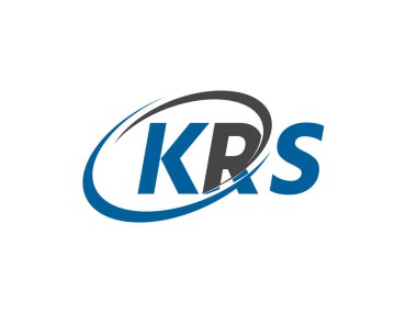 Krs yaratıcı logo tasarımı vektör çizimi