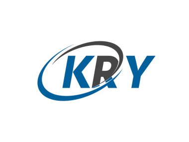 kry yaratıcı logo tasarımı vektör çizimi