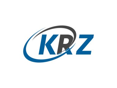 Krz yaratıcı logo tasarımı vektör çizimi