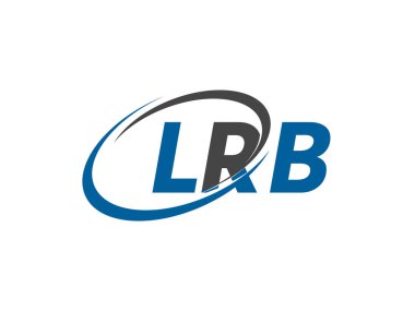 lrb yaratıcı logo tasarımı vektör çizimi