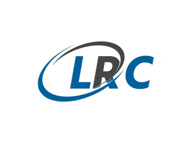 lrc yaratıcı logo tasarımı vektör çizimi