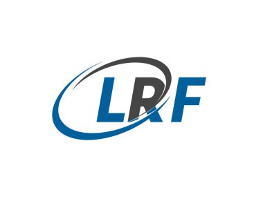 lrf yaratıcı logo tasarımı vektör çizimi