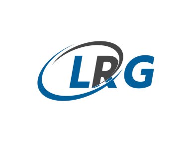 lrg yaratıcı logo tasarımı vektör çizimi