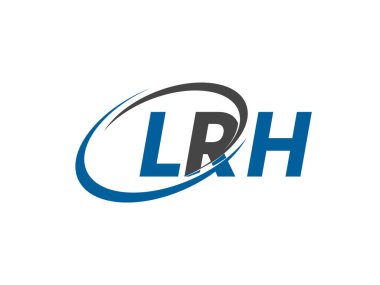 lrh yaratıcı logo tasarımı vektör çizimi