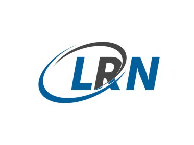 lrn yaratıcı logo tasarımı vektör çizimi