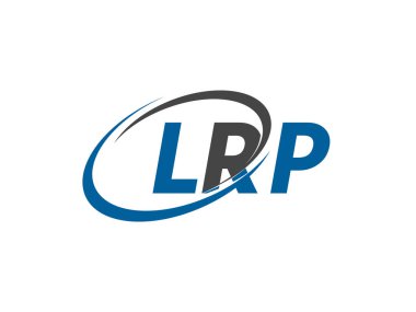 lrp yaratıcı logo tasarımı vektör çizimi