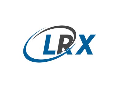lrx yaratıcı logo tasarımı vektör çizimi
