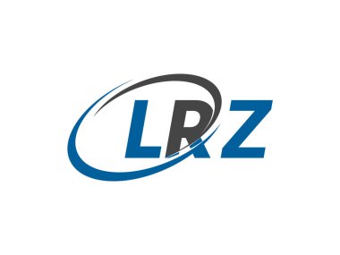 lrz yaratıcı logo tasarımı vektör çizimi