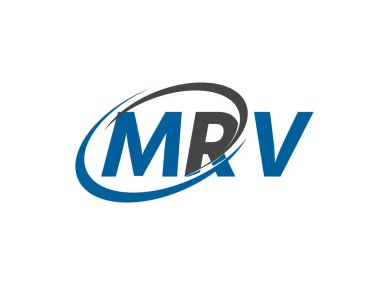 Mr v yaratıcı logo tasarımı vektör çizimi
