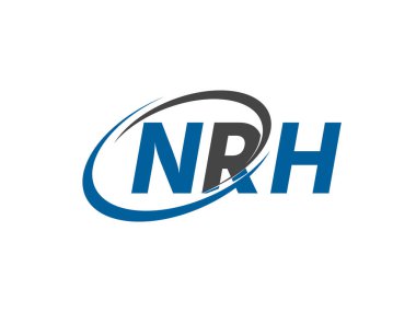 nrh yaratıcı logo tasarımı vektör çizimi
