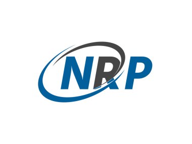 nrp yaratıcı logo tasarımı vektör çizimi