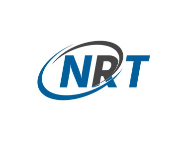nrt yaratıcı logo tasarımı vektör çizimi
