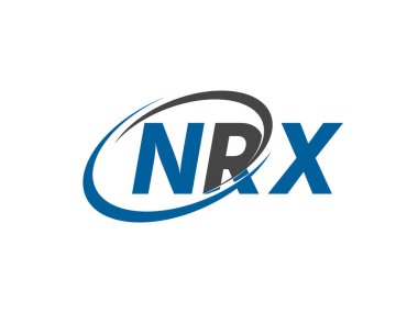 nrx yaratıcı logo tasarımı vektör çizimi