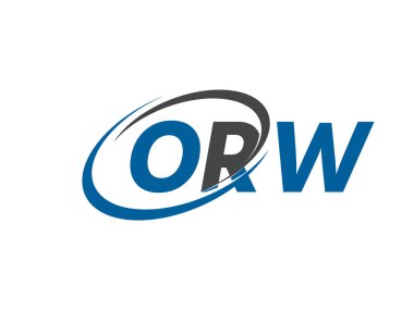 orw yaratıcı logo tasarımı vektör çizimi