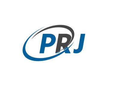 prj yaratıcı logo tasarımı vektör çizimi