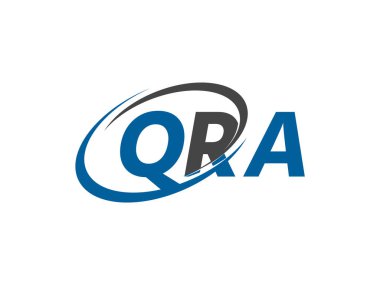 QRA harfi yaratıcı modern zarif logo tasarımı