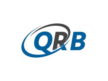 QRB harfi yaratıcı modern zarif logo tasarımı