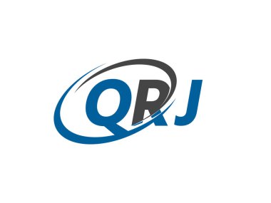 QRJ harfi yaratıcı modern logo tasarımı