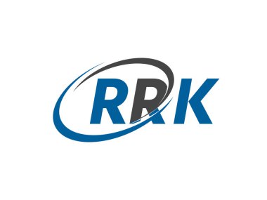 RRK harfi yaratıcı modern zarif logo tasarımı