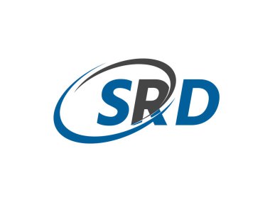 SRD harfi yaratıcı modern zarif logo tasarımı
