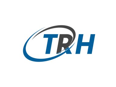 TRH harfi yaratıcı modern zarif logo tasarımı