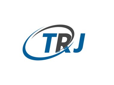 TRJ harfi yaratıcı modern zarif logo tasarımı