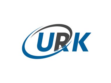 URK harfi yaratıcı modern zarif logo tasarımı