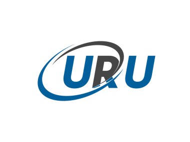 URU harfi yaratıcı modern zarif logo tasarımı
