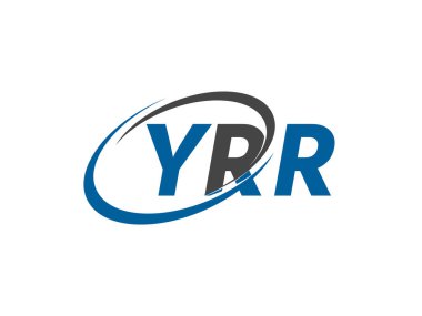 YRR harfi modern zarif logo tasarımı