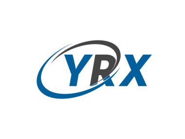YRX harfi modern zarif logo tasarımı