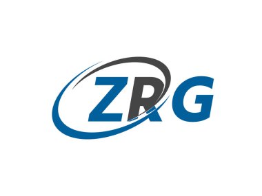 ZRG harfi yaratıcı modern zarif logo tasarımı